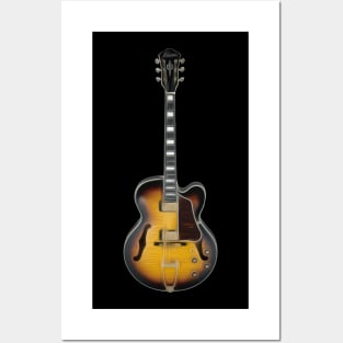 Artistic Archtop Guitar Posters and Art